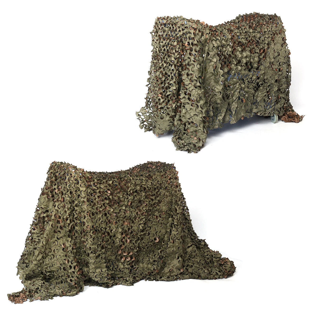 (image for) Multi-size Camo Net Quick Dry Waterproof Camouflage Netting Reversible Green/Brown For Hunting/Shooting